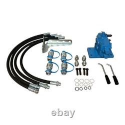 Dual Hydraulic Remote Control Valve Kit 4 Ports for Ford Tractor 5000 5600 6600