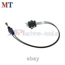 Dual Spool Hydraulic Valve 21GPM Remote Control Kit Heat-Resistant Cables