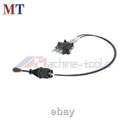 Dual Spool Hydraulic Valve 21GPM Remote Control Kit Heat-Resistant Cables