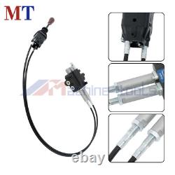 Dual Spool Hydraulic Valve 21GPM Remote Control Kit Heat-Resistant Cables