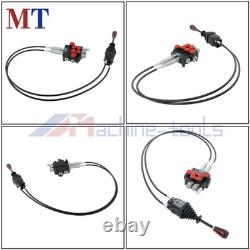 Dual Spool Hydraulic Valve 21GPM Remote Control Kit Heat-Resistant Cables
