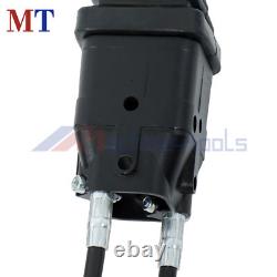 Dual Spool Hydraulic Valve 21GPM Remote Control Kit Heat-Resistant Cables