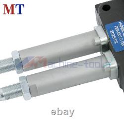 Dual Spool Hydraulic Valve 21GPM Remote Control Kit Heat-Resistant Cables