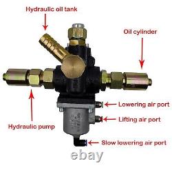 Dump Truck Lift Valve Pneumatic Control Same to HYVA Manual Tipper Hydraulic