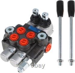 Durable 11 GPM Hydraulic Valve 2 Spool Double Acting for Loaders & Splitters