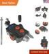 Durable Double Acting Hydraulic Valve, 21GPM & 3600PSI for Tractors & Splitters