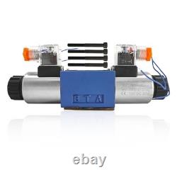 Electric Hydraulic Directional Control Solenoid Valve 12VDC D03 (NG6) 21 GPM