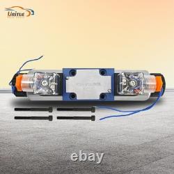 Electric Hydraulic Directional Control Solenoid Valve 12VDC D03 (NG6) 21 GPM