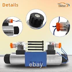 Electric Hydraulic Directional Control Solenoid Valve 12VDC D03 NG6 21 GPM 4560