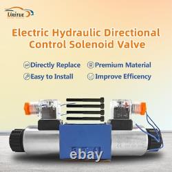 Electric Hydraulic Directional Control Solenoid Valve 12VDC D03 NG6 21 GPM 4560