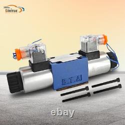 Electric Hydraulic Directional Control Solenoid Valve 12VDC D03 NG6 21 GPM 4560