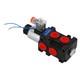 Electric Solenoid Hydraulic Control Valve 12V 13GPM 6-Port SAE Thread 3625PSI