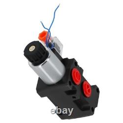 Electric Solenoid Hydraulic Control Valve 12V 13GPM 6-Port SAE Thread 3625PSI