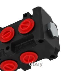 Electric Solenoid Hydraulic Control Valve 12V 13GPM 6-Port SAE Thread 3625PSI