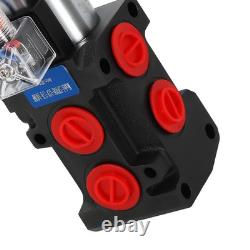 Electric Solenoid Hydraulic Control Valve 12V 13GPM 6-Port SAE Thread 3625PSI