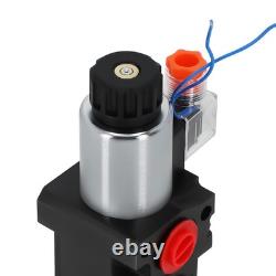 Electric Solenoid Hydraulic Control Valve 12V 13GPM 6-Port SAE Thread 3625PSI