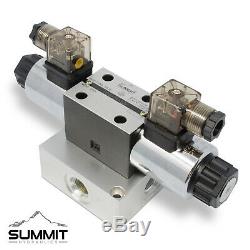 Electronic Hydraulic Double Acting Directional Control Valve, 1 Spool, 15 GPM