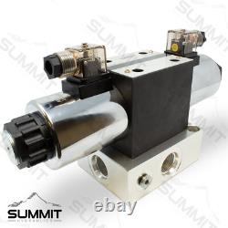 Electronic Hydraulic Double Acting Directional Control Valve, 1 Spool, 25 GPM