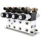 Electronic Hydraulic Double Acting Directional Control Valve, 4 Spool, 15 GPM