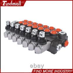 Findmall 11 GPM 7Spool Hydraulic Monoblock Double Acting Control Valve, SAE Port