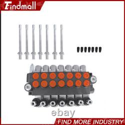 Findmall 11 GPM 7Spool Hydraulic Monoblock Double Acting Control Valve, SAE Port