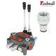 Findmall 2Spool Hydraulic Directional Control Valve BSPP 25GPM withconversion plug