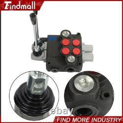 Findmall 2 Spool Hydraulic Control Valve 32GPM 3600 PSI Open Center