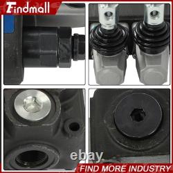 Findmall 2 Spool Hydraulic Control Valve 32GPM 3600 PSI Open Center