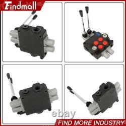 Findmall 2 Spool Hydraulic Control Valve 32GPM 3600 PSI Open Center