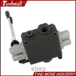 Findmall 2 Spool Hydraulic Control Valve 32 GPM 3600PSI Open Center