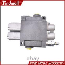 Findmall 2 Spool Hydraulic Control Valve Double Acting 13 GPM +Conversion Plug