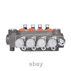Findmall 4 Spool 21GPM 3600PSI Hydraulic Directional Control Valve, SAE Ports