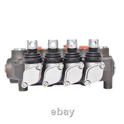 Findmall 4 Spool 21GPM 3600PSI Hydraulic Directional Control Valve, SAE Ports