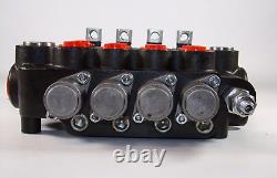 Findmall 4 Spool, 21 GPM, 3600 PSI Hydraulic Directional Control Valve, JYP80-4
