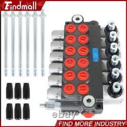 Findmall 6 Spool 11GPM Hydraulic Directional Control Valve + Conversion Plug