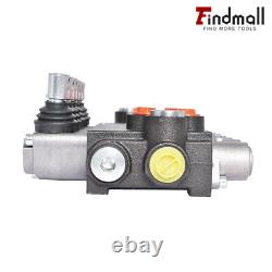 Findmall 6 Spool Hydraulic Control Valve Acting 13 GPM 3600 PSI +Conversion Plug