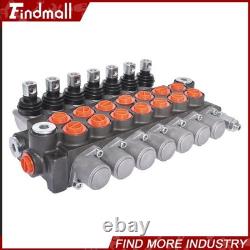 Findmall 7 Spool Hydraulic Acting Control Valve 11 GPM +Conversion Plug