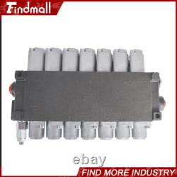 Findmall 7 Spool Hydraulic Acting Control Valve 11 GPM +Conversion Plug