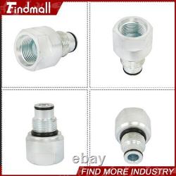 Findmall 7 Spool Hydraulic Acting Control Valve 11 GPM +Conversion Plug