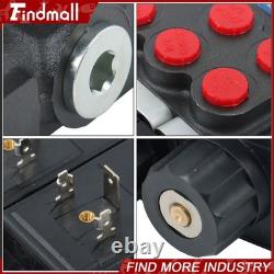 Findmall Heavy Duty 4 Spool Hydraulic Control Valve 12V DC 13 GPM 3600 PSI