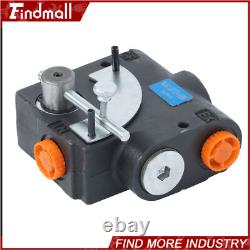 Findmall Hydraulic Adjustable Variable Flow Control Valve 0-16 GPM #8 SAE Ports