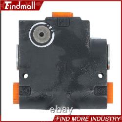 Findmall Hydraulic Adjustable Variable Flow Control Valve 0-16 GPM #8 SAE Ports