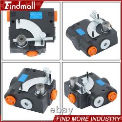 Findmall Hydraulic Adjustable Variable Flow Control Valve 0-16 GPM #8 SAE Ports