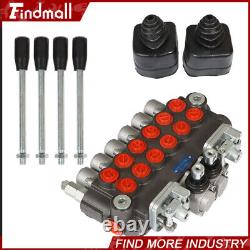 Findmall Hydraulic Directional Control Valve 6 Spool, 11 GPM + Conversion Plug