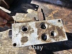 Fluid Controls Dual Hydraulic Motor Flow Control Valve Speed RPM Reducer