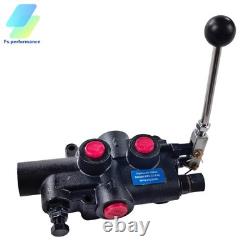 For Log Splitter Hydraulic Control Valve 21 GPM 3625 PSI Auto Return Detent