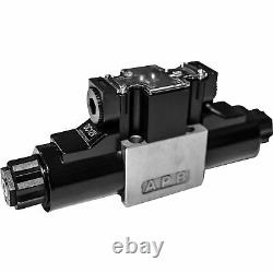 GRH Hydraulic Directional Control Valve 16.5 GPM 3-Position Spool Style 3 24V