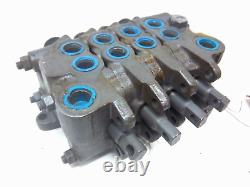 Genuine VICKERS 4 Spool Hydraulic Directional Control Valve Double Acting