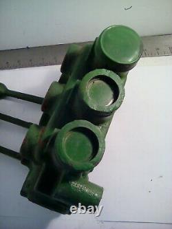 Gresen 3 Spool Hydraulic Control Valve, No 2703 Double Acting With Relief, Used