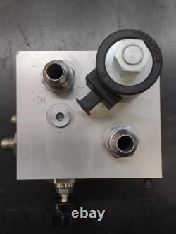 HF53934-09 Hydraulic Control Valve Manifold Block with 6351012 12VDC Coil